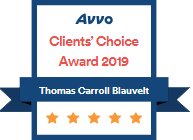 Avvo Clients' Choice Award 2019, Thomas Carroll Blauvelt